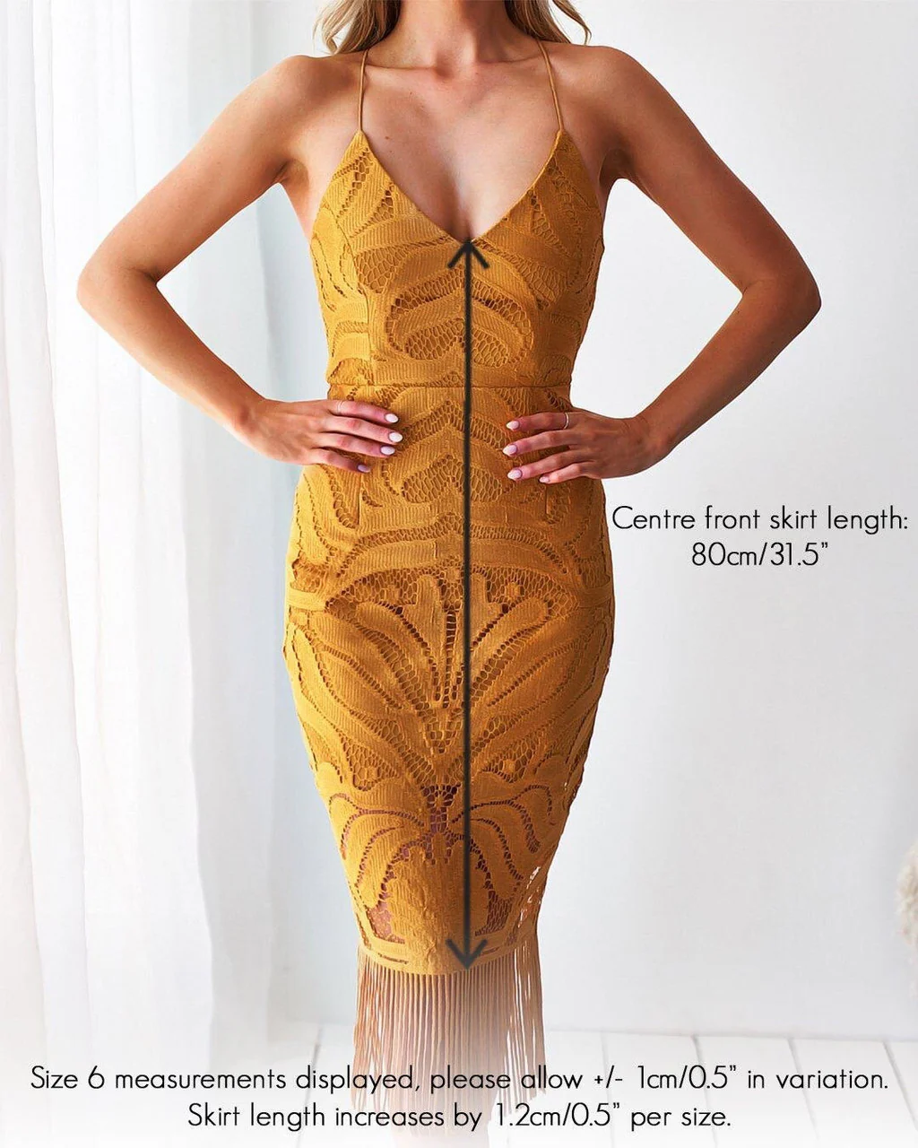 Khaleesi Dress - Mercury - Lace Dress With Fringe - FINAL SALE - Image 10
