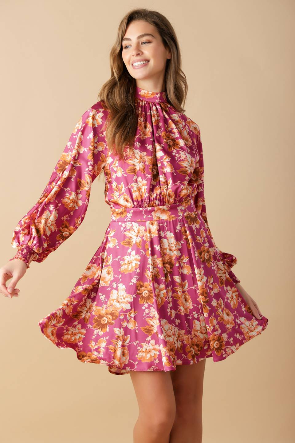 LUXE LEGACY WOVEN MINI DRESS - Image 3
