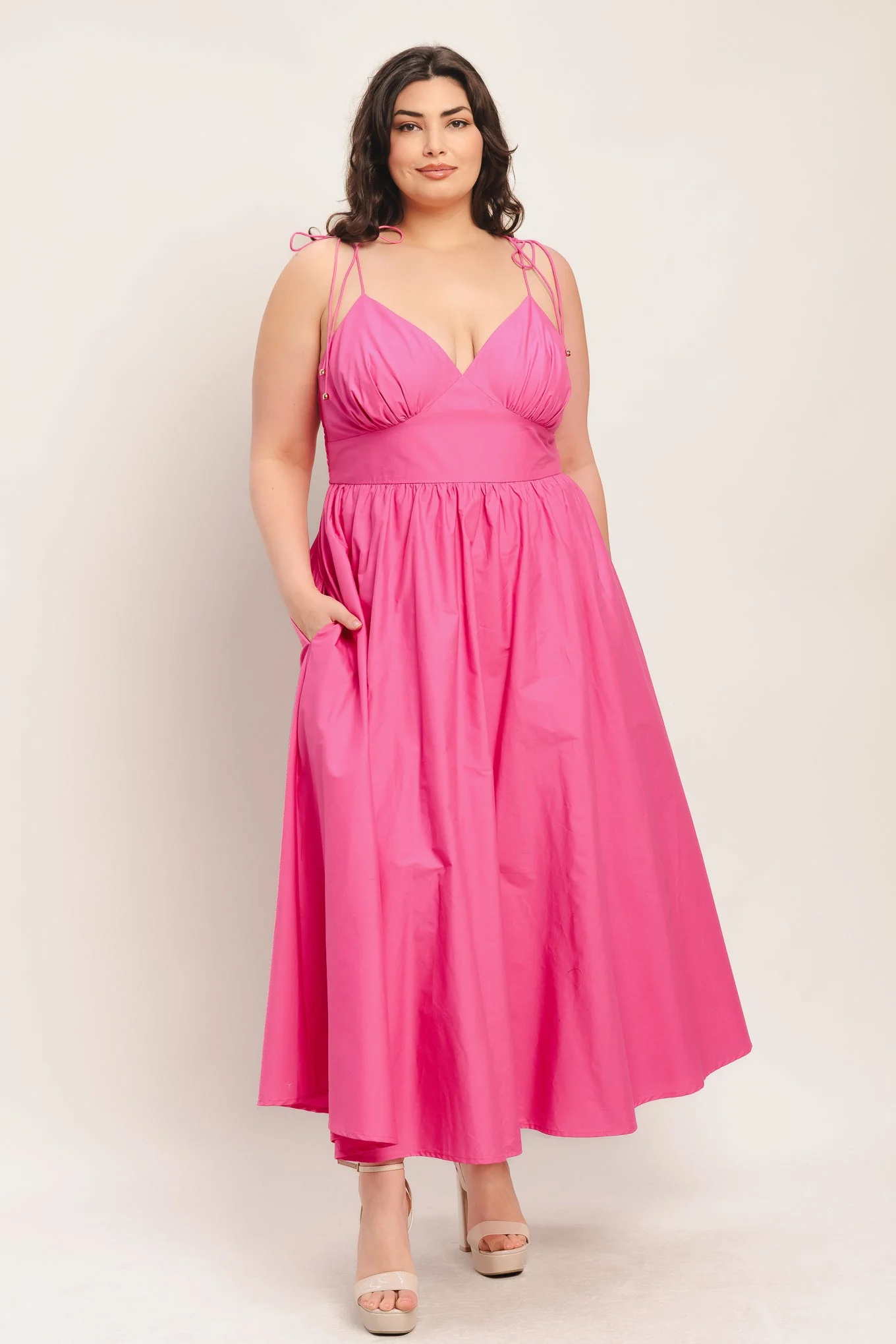 PRETTY IN PINK MIDI DRESS - Image 11