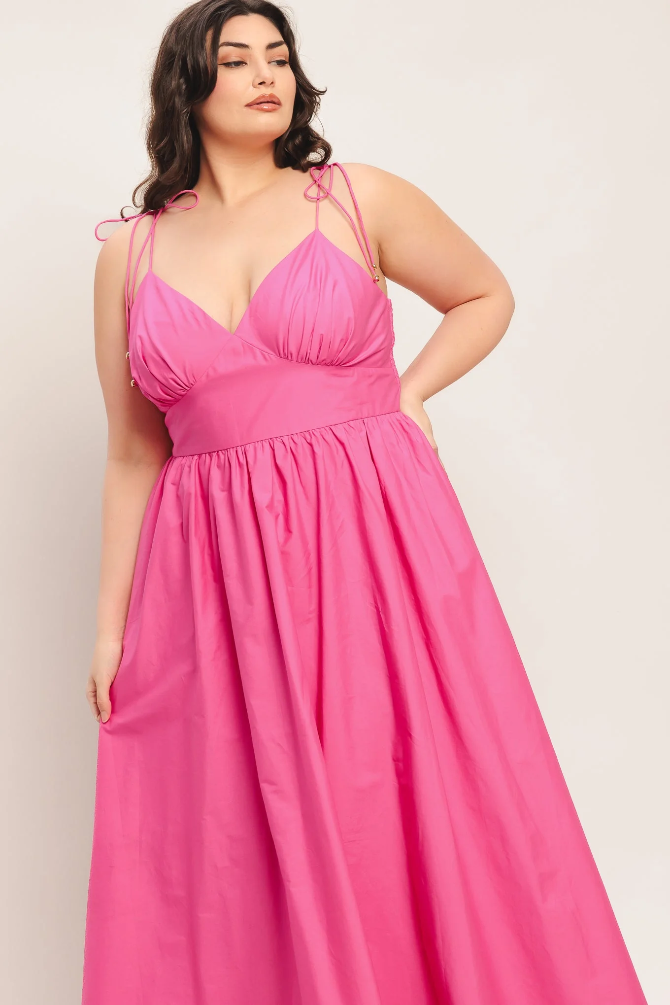 PRETTY IN PINK MIDI DRESS - Image 12